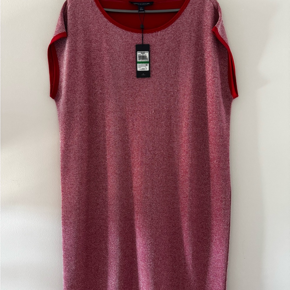 Tommy Hilfiger Red Midi Dress